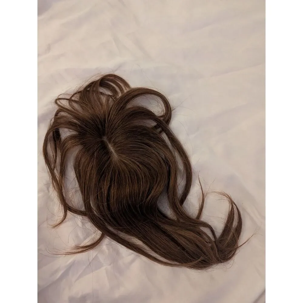 OOPPOO Hair Toppers Real Human Hair 12
